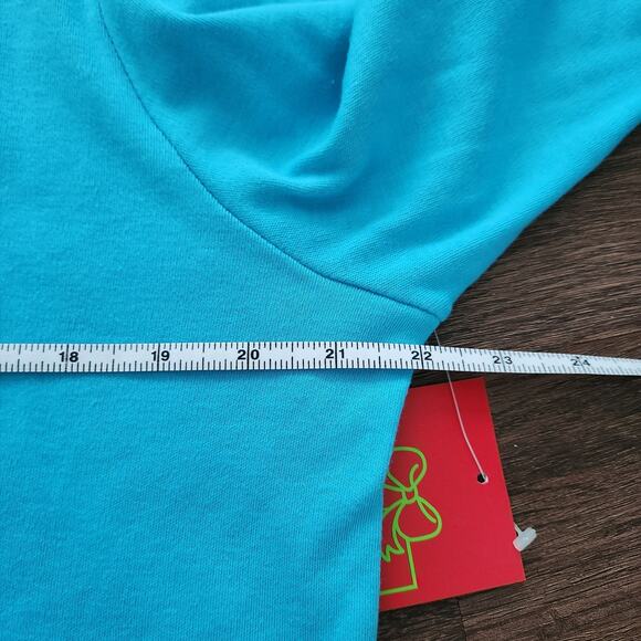 Allyson Whitmore Christmas Embroidered Long Sleeve Tee 1X Holiday Festive - Picture 4 of 5